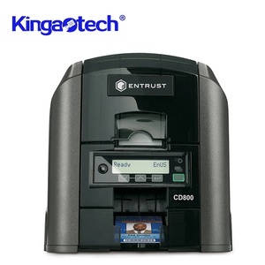 Impresora de Tarjetas de PVC de Doble Cara con Transferencia Térmica CD800 de Buena Calidad, Impresora de Tarjetas de Identificación - Product Image 2