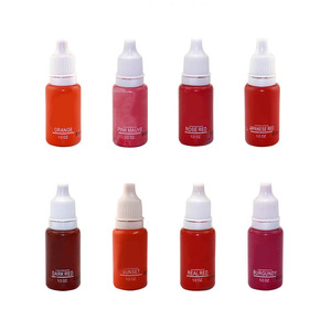 Pigmento de <span class=keywords><strong>Tatuaje</strong></span> de Maquillaje Permanente de Marca Privada, Tinta de <span class=keywords><strong>Tatuaje</strong></span> para Cejas, Delineador de Ojos y Labios, Colores para Maquillaje de Cejas - Product Image 1