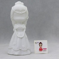 Ne pas casser poupée en plâtre blanc vinyle embryon fille jouet bricolage coloriage tirelire artisanat en plastique