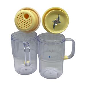 Портативный высокоскоростной Блендер с 6 лезвиями, 20000 об./мин, Двойная Батарея 1300 мАч, 60 Вт, набор соковыжималок из нержавеющей стали, 2 шт., USB-источник - Product Image 5