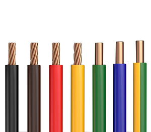 ราคาดีที่สุดสำหรับ<span class=keywords><strong>สาย</strong></span>ไฟทองแดงบริสุทธิ์สำหรับงานก่อสร้าง BV BVV BVR <span class=keywords><strong>THW</strong></span> TH ฉนวน PVC แบบตีเกลียวและแบบตัน ขนาด 0.5 มม. 0.75 มม. 1.0 มม. 1.5 มม. 2.5 มม. - Product Image 1