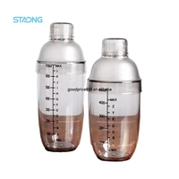 Vaso Mezclador de Acero Inoxidable/PC con Escala Graduada 350ml/500ml/700ml/1000ml