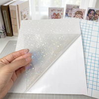 Film de plastification à froid autocollant A4 pour protection de photos, film de plastification holographique BOPP en rouleau