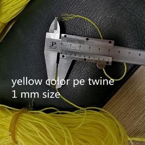Ficelle torsadée en PE colorée de 1 mm pour le bricolage et le jardinage - Product Image 2