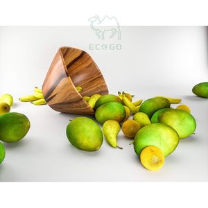 Logo personnalisé cuisine bol à salade en bois d'acacia bol en bois d'acacia cuisine vente en gros de vaisselle en bois d'acacia saladier - Product Image 5