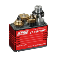 Servomoteur numérique miniature étanche Kingmax CLS01MP haute tension, moteur brushless en métal et plastique pour véhicules télécommandés