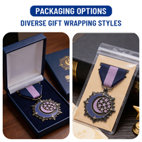 Medallas de Mérito Personalizadas, Medallones de Honor, Premios por Logros, Medallas Grabadas en 3D de Aleación de Zinc, Símbolos de Reconocimiento para Ceremonias, Gran Venta para Equipos