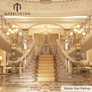 Classic Staircase Stairway Luxury Marble Stone Stair <strong>Step</strong> <strong>Tread</strong> - Product Image 3