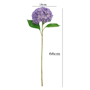 <b>Hydrangea</b> <b>Artificial</b> <b>Flowers</b> Plastic Silk High Simulation Wedding Outdoor Photography Props Home Decorations - Product Image 5