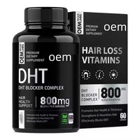 Capsules de bloqueur de DHT Offres Spéciales pour la croissance des cheveux naturels sans sucre