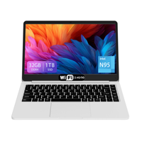 New Fast Delivery 14'' 4-Core Intel Celeron Business Laptop 16GB RAM 256GB SSD Full HD IPS Windows 11 Pro Wireless English
