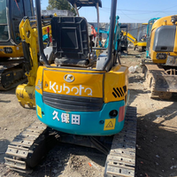 Miniexcavadora Usada Original de Japón para U15, U17, U20S, 2022, Bomba Hidráulica Completa, Motor, Caja de Cambios, Alta Eficiencia