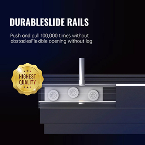 Ehe mới Desgin nhôm kính thiết kế cửa sổ gấp phong cách Mỹ bi-gấp cửa sổ Hợp kim nhôm - Product Image 5