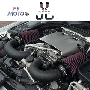Kits de Tuberías de Admisión de Aire para Mercedes Benz C63 <span class=keywords><strong>C63S</strong></span> GLC63 <span class=keywords><strong>AMG</strong></span> W205 de 3.15 Pulgadas con Protector de Acero Inoxidable - Product Image 2