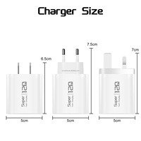 Chargeur de téléphone portable 120W, charge super rapide, charge rapide 3.0, 120W QC3.0, adaptateur de voyage USB pour Xiaomi/Samsung/Oneplus