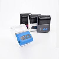 Printer Mini Mobile PTP-II 2 Inci 58mm Printer Thermal untuk Struk, Kompatibel dengan Perintah Cetak ESC & POS