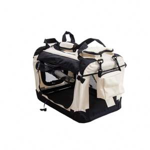 Jaula Plegable y Transpirable para Mascotas, Perros y Gatos, Impermeable, Enrollable, con Ventana, Bolsa de Viaje Suave para Mascotas, Logotipo Personalizado - Product Image 3