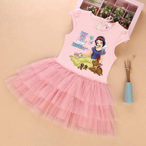 Vêtements pour enfants en gros robes plus récent différents photos princesse robe gelée elsa - Product Image 4