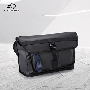 Kingsons Crossbody Bag Large Capacity Water Repellent Men's Shoulder Bag Tactical Cycling Outdoor Use - Product Image 1