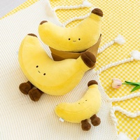 Bantal Boneka Pisang Kreatif untuk Perdagangan Luar Negeri, Simulasi Kaki, Bantal Rumah, Boneka Hias untuk Tanaman Interior