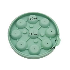 Nouvel arrivage Moule à glaçons en silicone 3D en forme de rose Plateau à glaçons durable à <span class=keywords><strong>4</strong></span> cavités pour cocktails et bourbons - Product Image 5