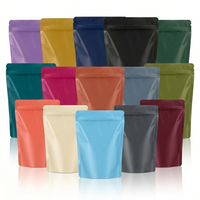 Sachet Doypack à fond plat refermable avec fenêtre, anti-odeur, imprimé en héliogravure, qualité alimentaire, pour aliments pour animaux de compagnie et gelée