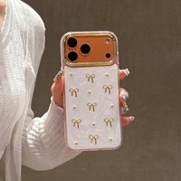 Coque de luxe 3D Rose Mat antichoc avec protection caméra pour iPhone 17 Air et iPhone 17 16 Pro Max