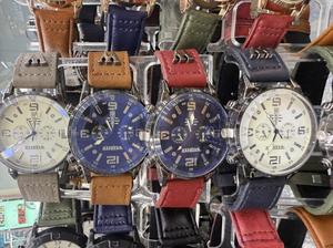 Orologio da Uomo Weijiek con Cinturino in Pelle, Analogico al Quarzo, Cronografo, Quadrante Blu, Cassa in Acciaio Inossidabile, Design alla Moda - Product Image 3