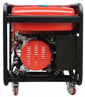 Générateur à essence Tianfa à démarrage automatique quatre temps, sortie triphasée AC 220V 10 kW, réservoir de carburant de 15L, temps de fonctionnement continu de 12h