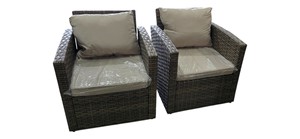 Modernes 5PCS bequemes natürliches Rattan-Korb möbelset für Garten-Wohnzimmer oder Hotel gebrauch im Freien - Product Image 6