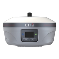 Récepteur GNSS DGPS RTK EFIX EBase avec indice de protection IP67 et positionnement 1Hz/5Hz/10Hz