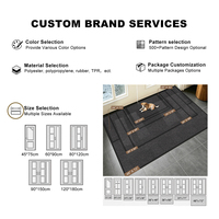 Markenbedruckter Teppich Beste Qualität Maßgefertigtes Logo Gewerblicher Teppich Hotel-Teppich Moderner Eingangsbereich Rutschfester Bodenteppich