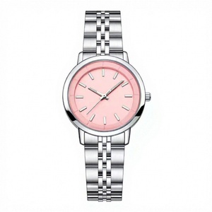 Montre à Quartz pour femmes, en acier inoxydable, cadran analogique de luxe, couleur Champagne, élégante, résistante à l'eau, cadeau de mode pour noël - Product Image 2