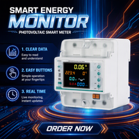 Compteur d'énergie photovoltaïque WiFi triphasé quatre fils Tuya Smart Power Monitor avec contrôle vocal à distance pour maison et usine