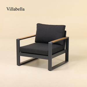 Sofá Moderno <span class=keywords><strong>de</strong></span> Aluminio <span class=keywords><strong>para</strong></span> Exteriores, Muebles <span class=keywords><strong>de</strong></span> Jardín, Sillón Individual <span class=keywords><strong>para</strong></span> Patio, Balcón, <span class=keywords><strong>Terraza</strong></span> - Product Image 3