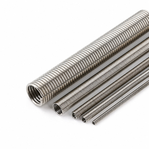 Ressort d'extension à extrémité plate en acier inoxydable 304, de 1 m à 2 m de long, à tension continue, pour gaine de protection - Product Image 1