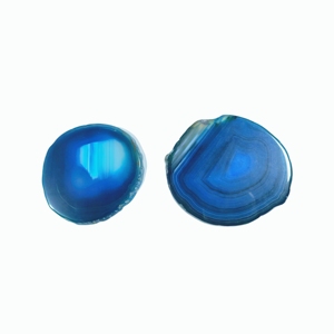Posavasos de Geoda de Ágata Azul de Lujo, Base para Bebidas de Piedra Natural, Elegante Portavasos de Cristal para Bodas y Regalos - Product Image 3