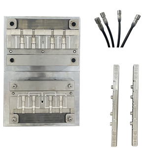 DC Cáp nối khuôn ép nhựa nhà sản xuất dây điện Vòng cắm chính xác bên trong khuôn với 4 khoang - Product Image 1