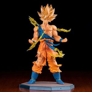 <span class=keywords><strong>Figurine</strong></span> Anime <span class=keywords><strong>Dragon</strong></span> <span class=keywords><strong>Ball</strong></span> Son Goku <span class=keywords><strong>Super</strong></span> Saiyan Effet de Combat, Ornement de Voiture et Décoration de Bureau, Article Tendance, Vente Flash - Product Image 1