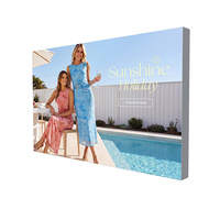 Affichage publicitaire pour hôtel, boîte à lumière en tissu LED sans cadre de 120 mm de qualité supérieure pour les halls d'hôtels et de bureaux haut de gamme