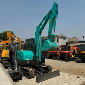 High Digging Force 6 Ton Mini Excavator SK60 High Speed Crawler Digger for <b>Foundation</b> Digging - Product Image 2