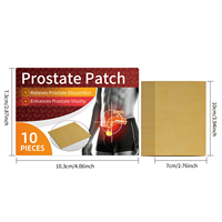 Patchs (10 pièces par boîte), pansements naturels à base de plantes pour hommes, autocollants cutanés pour l'abdomen à usage externe, étiquette OEM disponible