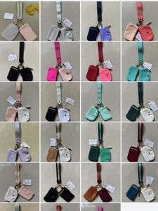 Chất lượng cao Lulu Zero Wallet lululemoned người phụ nữ Key Bag PURSE thời trang nữ yoga Set tập thể dục - Product Image 2