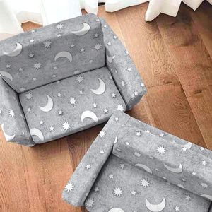 Nhà Máy Trực Tiếp 2-Trong-1 Có Thể Gập Lại Trẻ Em Của Chất Lượng Cao Bọt Ghế Ghế Ghế Bé Mềm Lật out Sofa Ghế Trẻ Em 'Sofa Xấu - Product Image 6