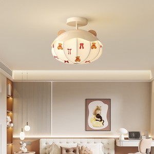 Lámpara de techo para niños con diseño de oso, luz LED para dormitorio, sala de estudio, montaje en superficie - Product Image 1