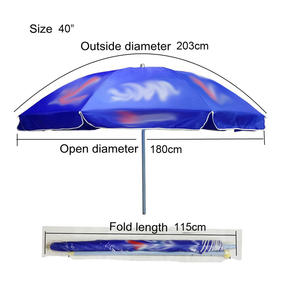 Ombrello parasole all'ingrosso da 48 <span class=keywords><strong>pollici</strong></span> per Patio sulla spiaggia - Product Image 3