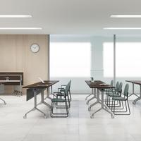 Étude bureau pliant réglable en hauteur table de formation