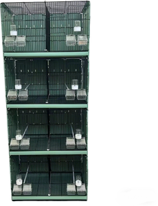 Gabbia per Uccelli Multistrato in Filo di Ferro di Alta Qualità, Resistente alla Ruggine, Facile da Pulire, per l'Allevamento di Pappagalli - Product Image 4