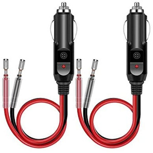 2 * 16awg 12V hợp nhất Thuốc lá nhẹ hơn dây điện Nam cắm dây với Bullet thiết bị đầu cuối Loại sản phẩm cáp điện - Product Image 6