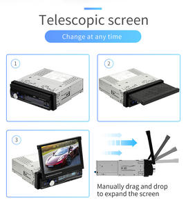 Reproductor MP5 Estéreo para Auto con Pantalla Táctil HD Universal de <span class=keywords><strong>7</strong></span> Pulgadas con Apple CarPlay, Android Auto, Mirror Link y Soporte para Wi-Fi - Product Image 4